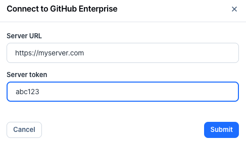 GitHub Enterprise Connect